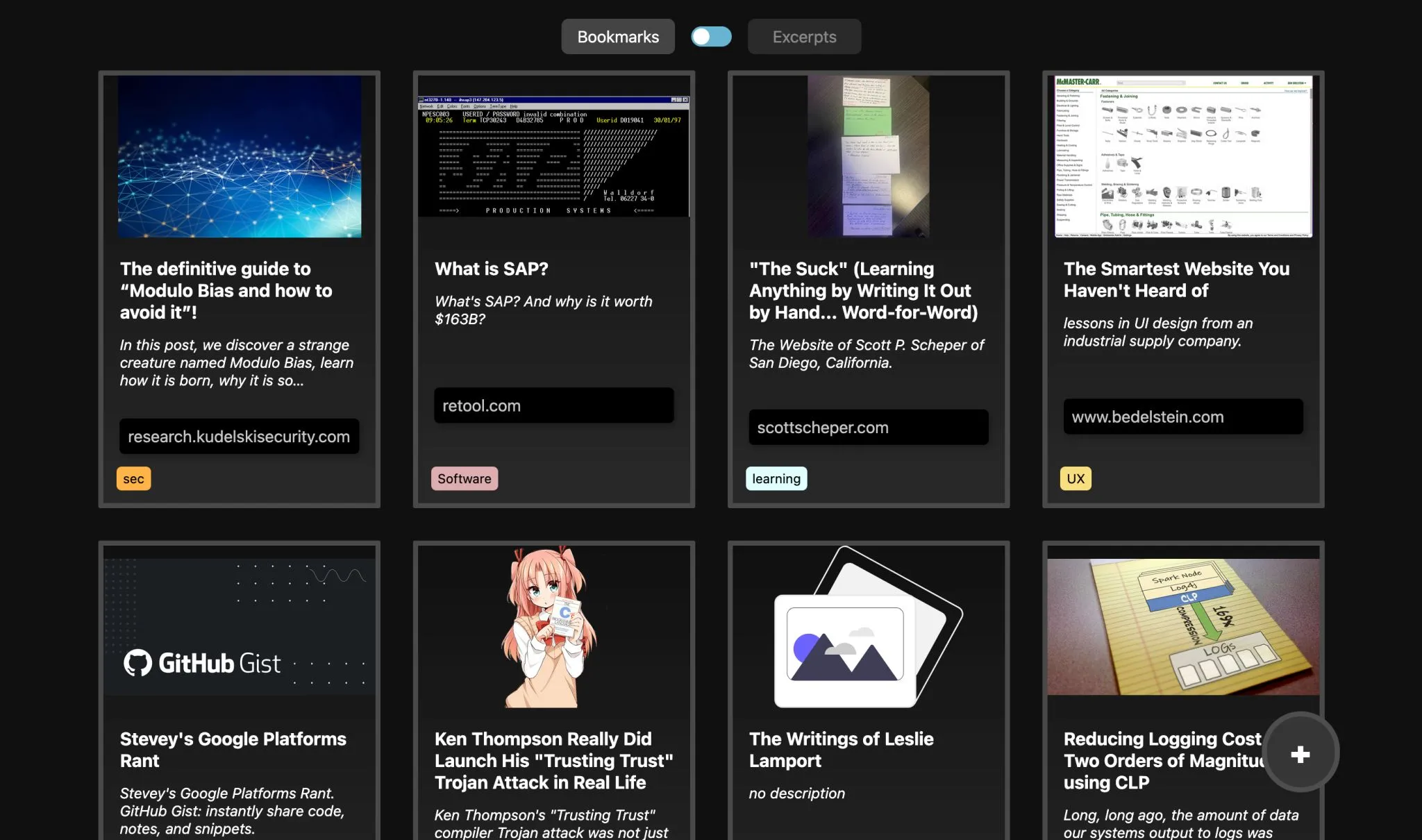 your links with automated images and description
